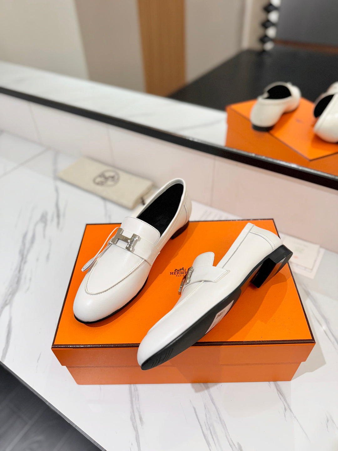Hermès Classic Women's Leather Loafers