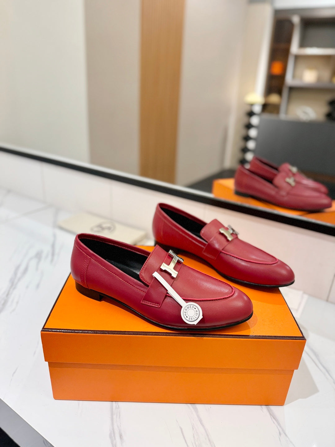 Hermès Classic Women's Leather Loafers