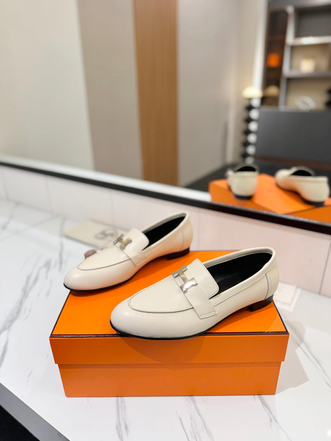 Hermès Classic Women's Leather Loafers