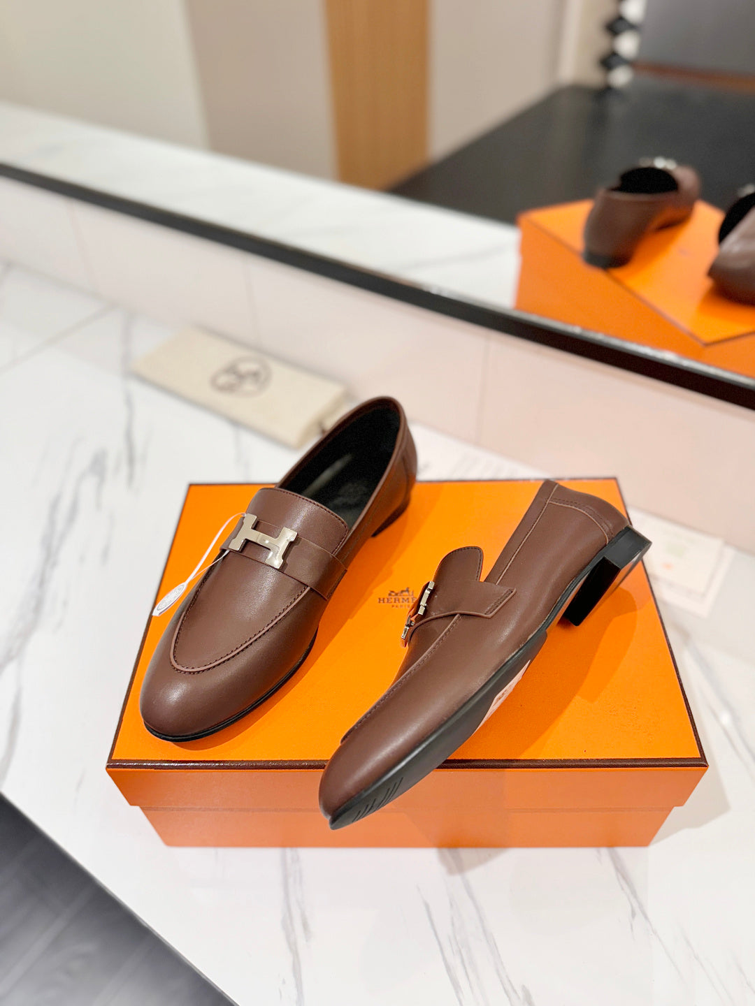 Hermès Classic Women's Leather Loafers