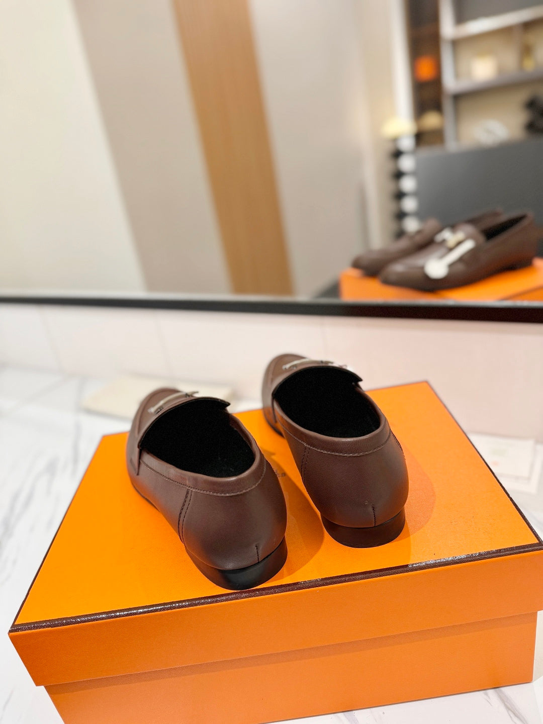 Hermès Classic Women's Leather Loafers