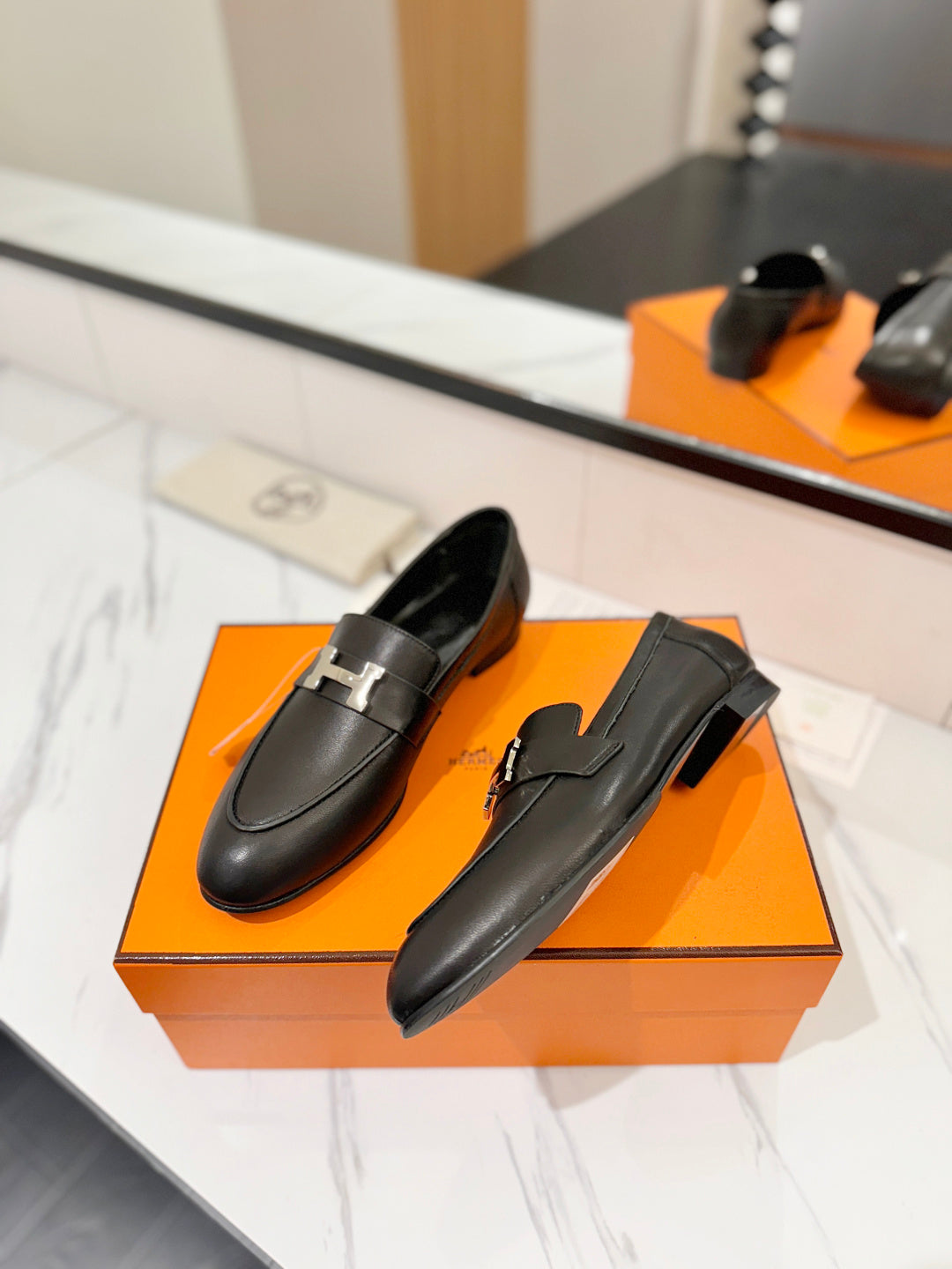 Hermès Classic Women's Leather Loafers