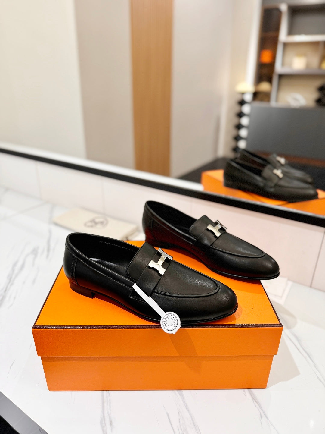 Hermès Classic Women's Leather Loafers