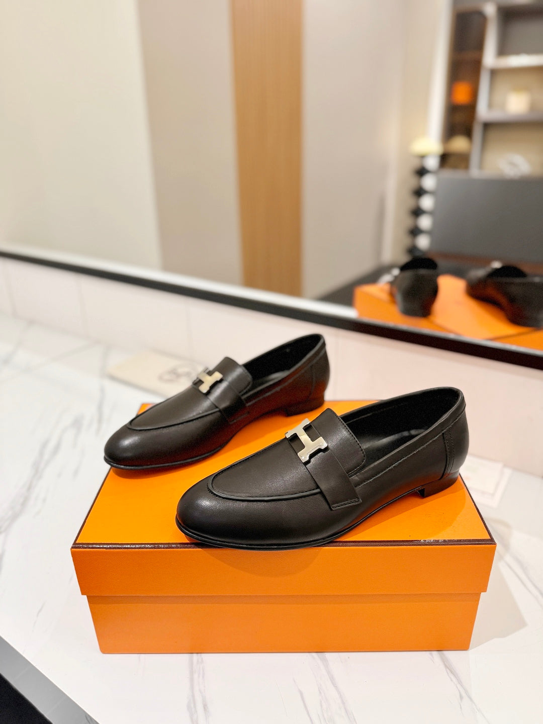 Hermès Classic Women's Leather Loafers