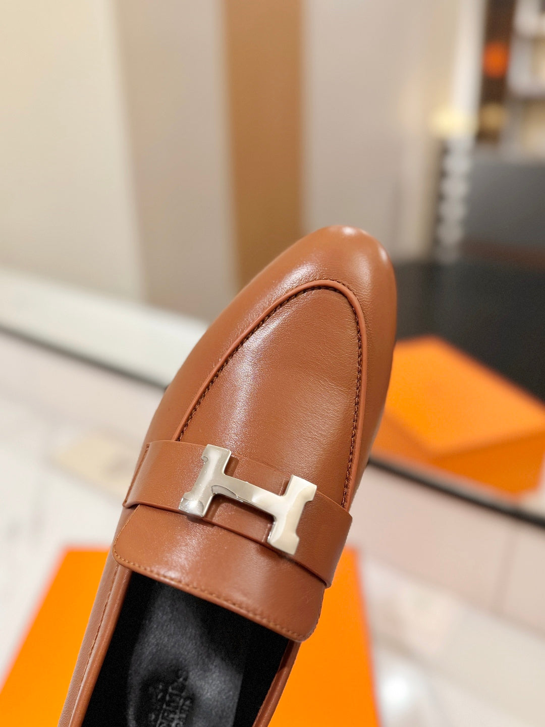 Hermès Classic Women's Leather Loafers