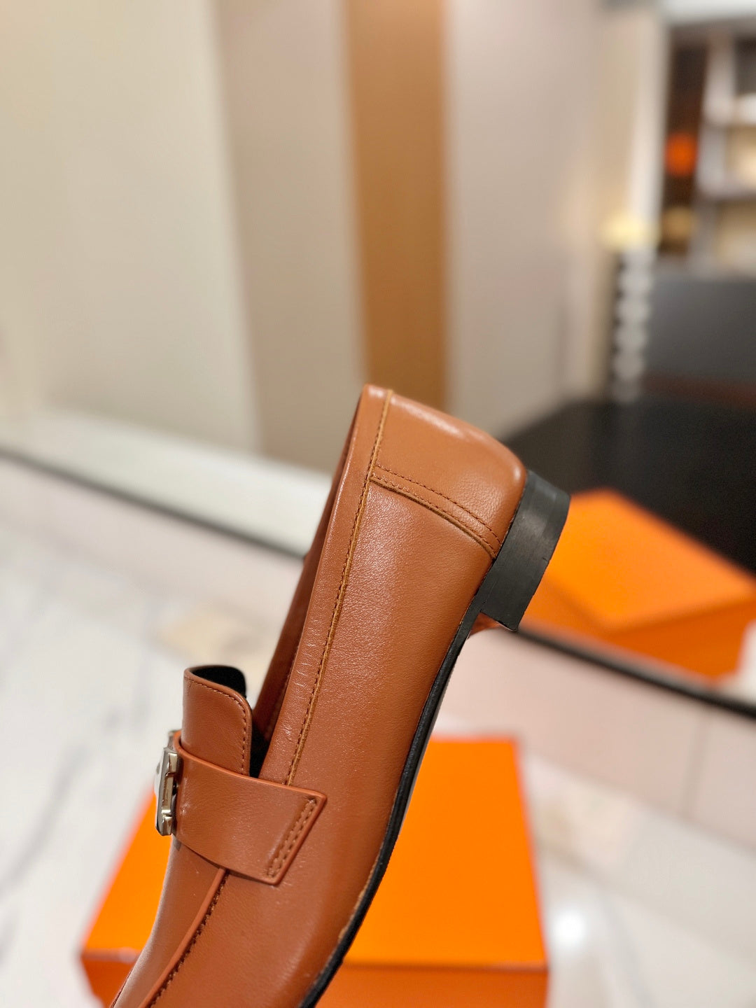 Hermès Classic Women's Leather Loafers