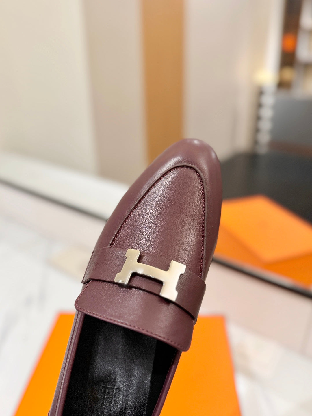 Hermès Classic Women's Leather Loafers