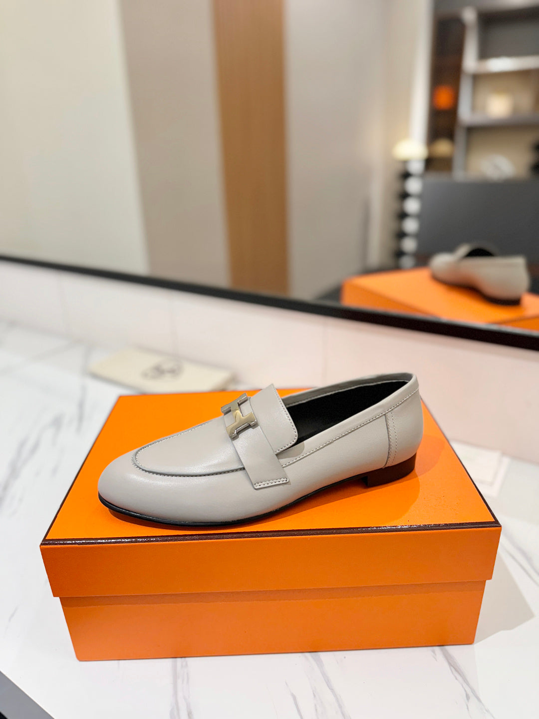 Hermès Classic Women's Leather Loafers