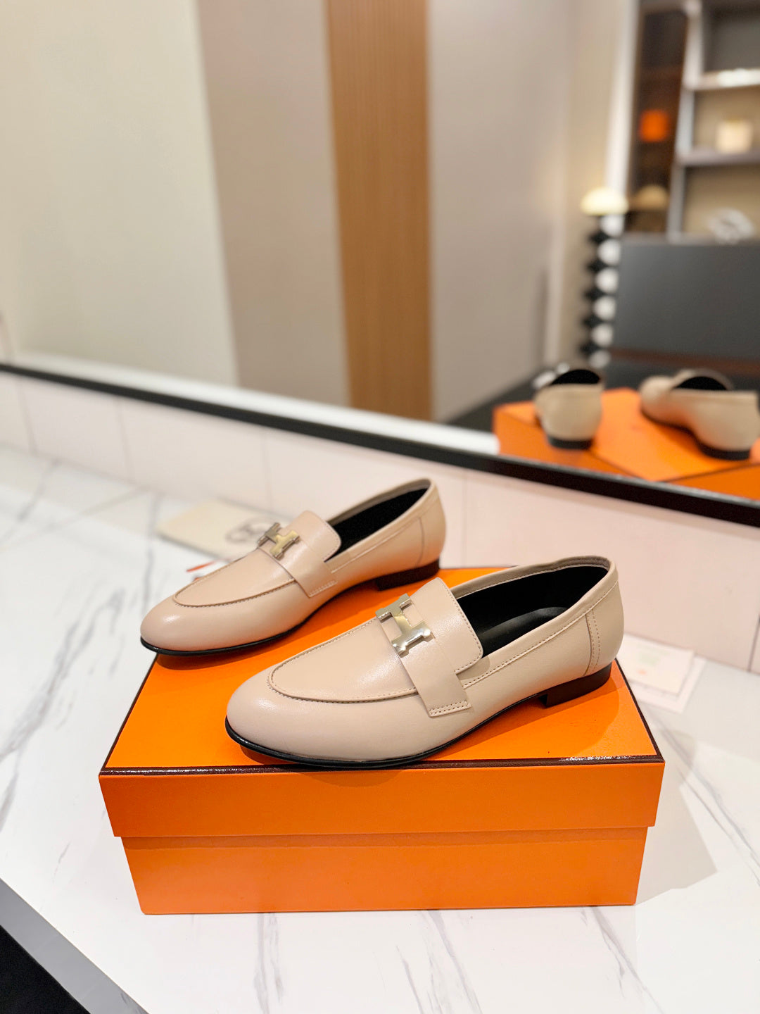 Hermès Classic Women's Leather Loafers