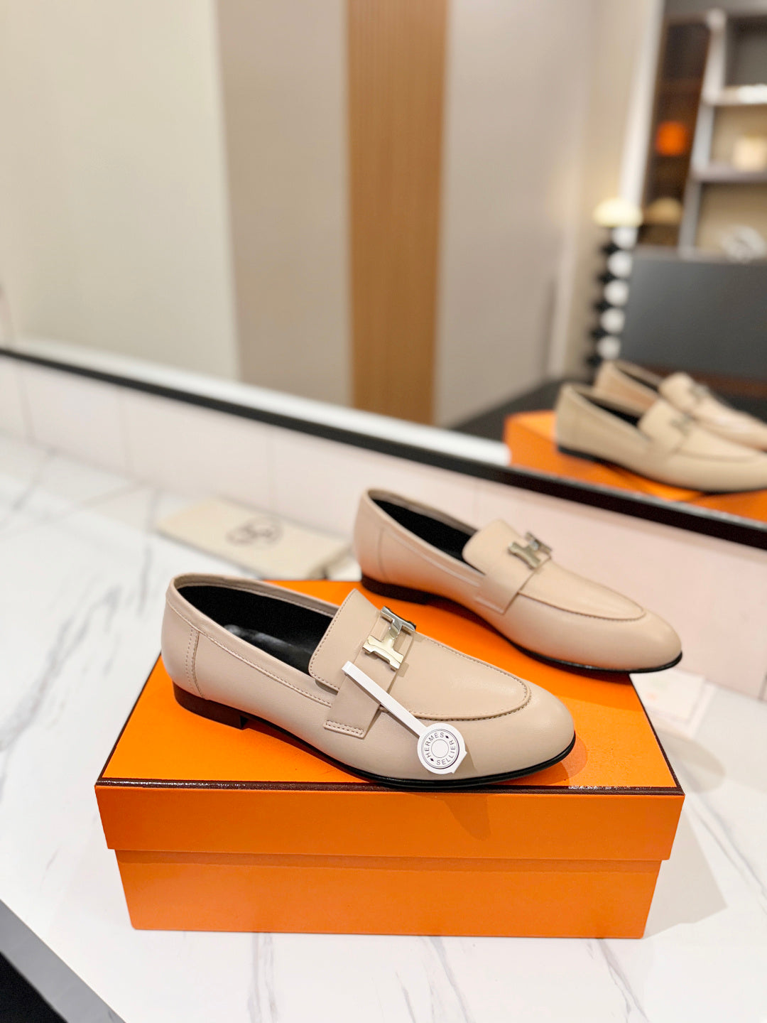 Hermès Classic Women's Leather Loafers