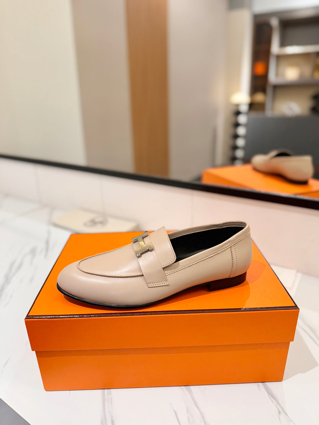 Hermès Classic Women's Leather Loafers