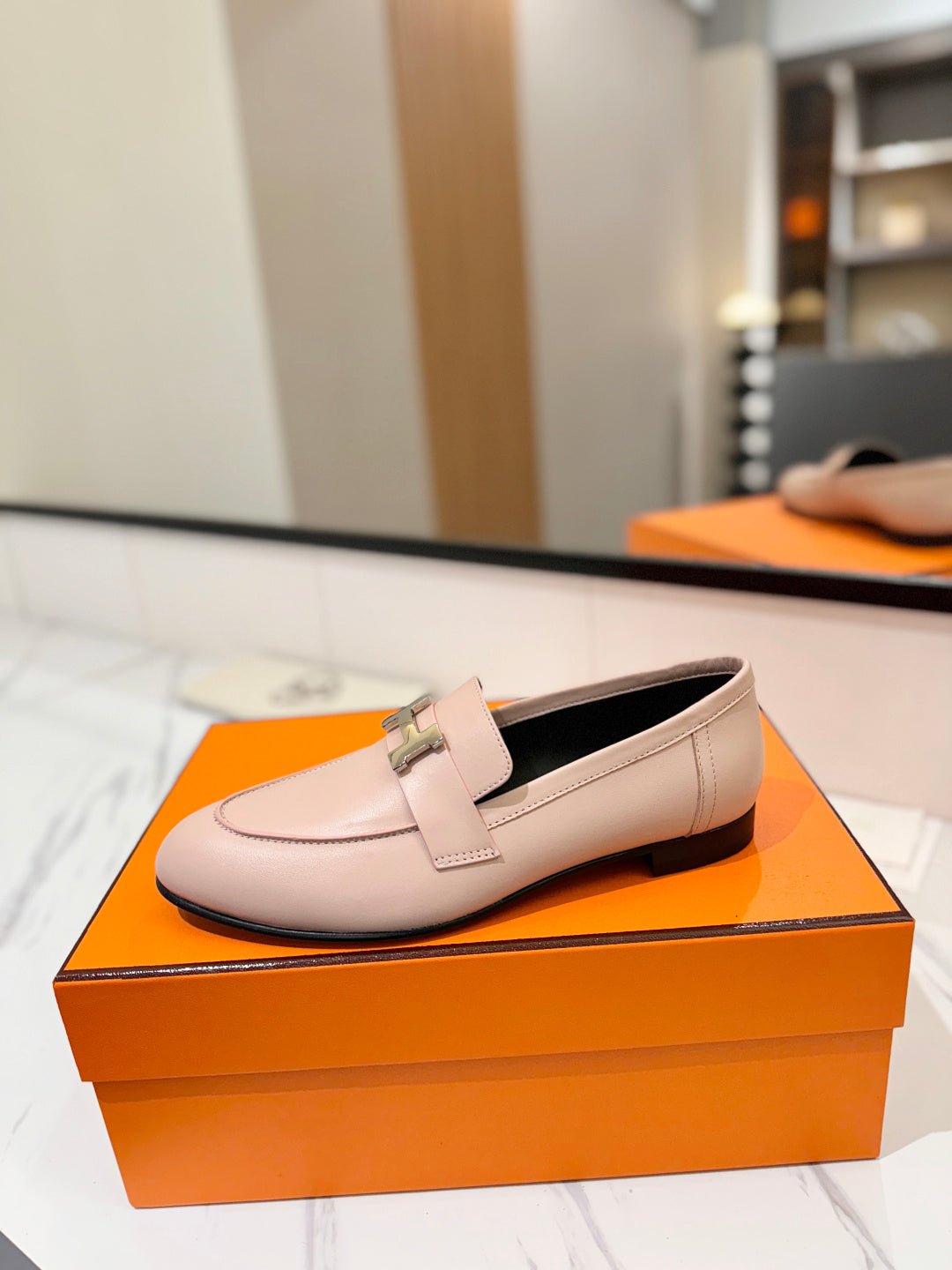 Hermès Classic Women's Leather Loafers