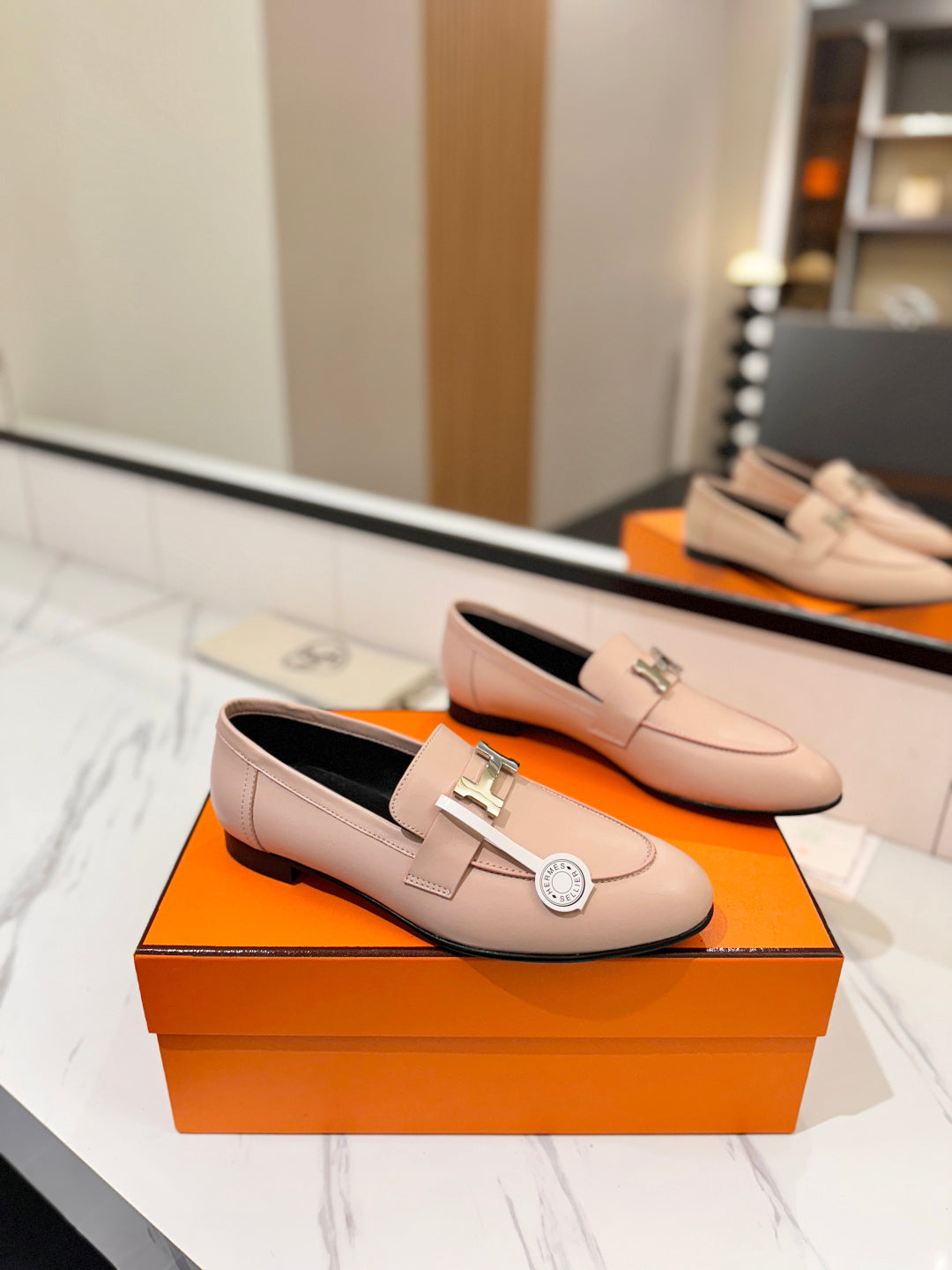 Hermès Classic Women's Leather Loafers