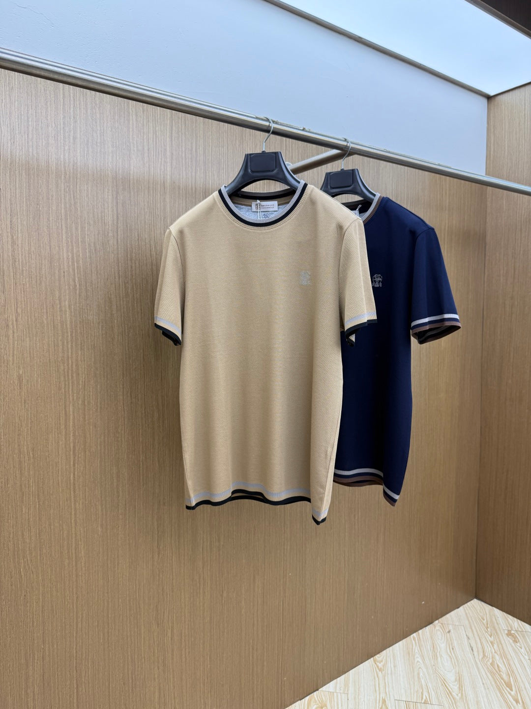 Brunello Cucinelli Men's Casual Short-Sleeve T-Shirt – 2026 Early Spring Collection