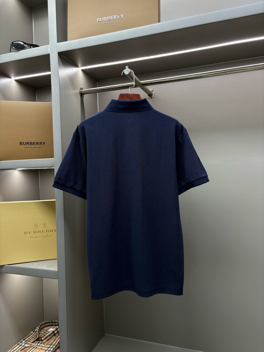 Moncler Leather Logo Patch Polo Shirt – Spring/Summer Collection