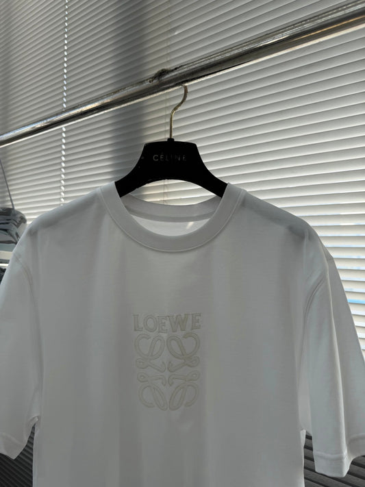 Loewe Appliqué Embroidered Cotton T-Shirt