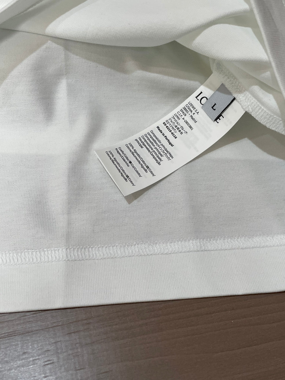 Loewe Logo Mercerized Cotton T-Shirt – 2026 Spring/Summer Collection