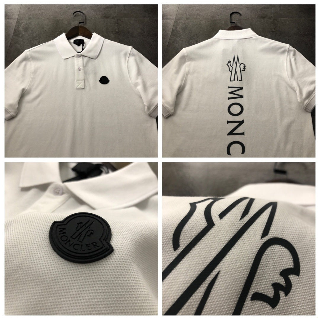 Moncler Classic Logo Back Print Polo Shirt – 2026SS