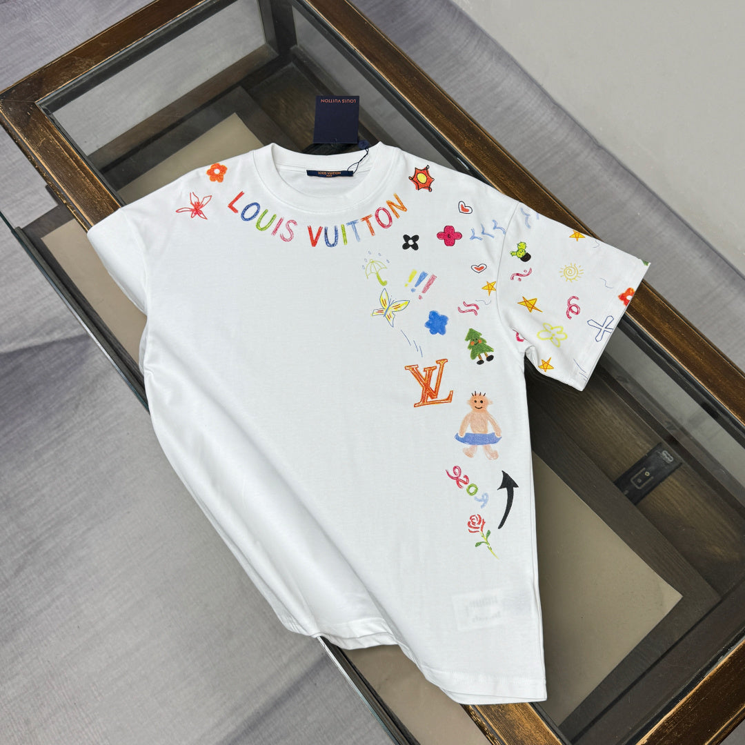 Louis Vuitton Oversized Round Neck T-Shirt – Summer Collection – 26SS