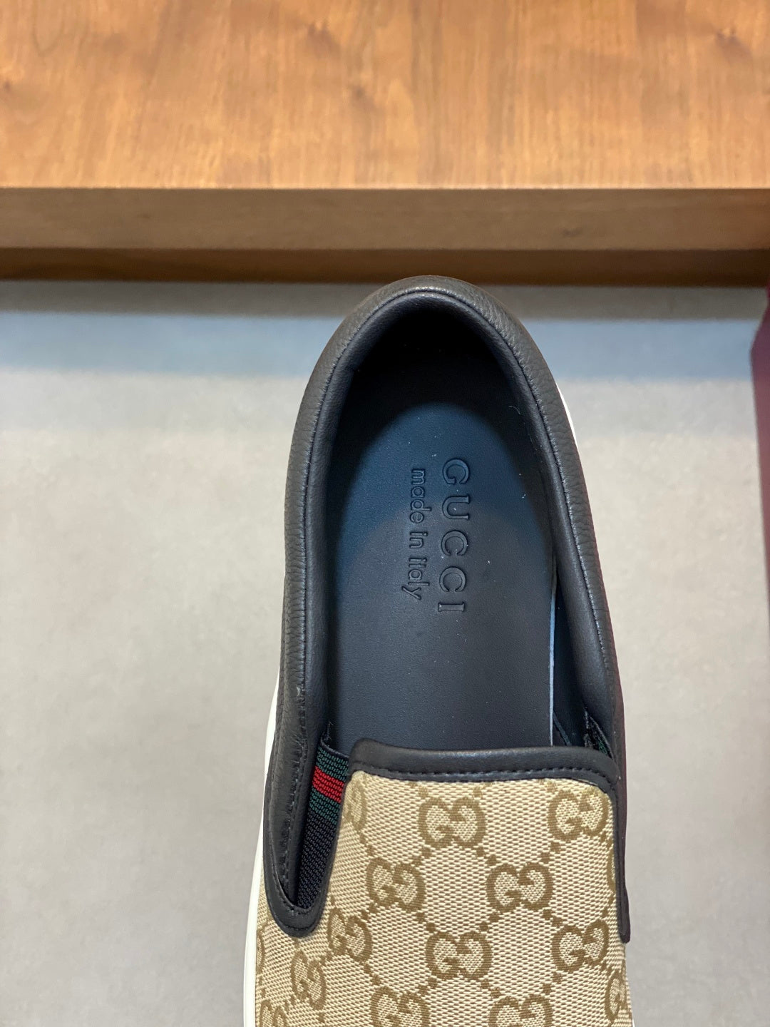 Gucci Nappa Leather Casual Sneakers