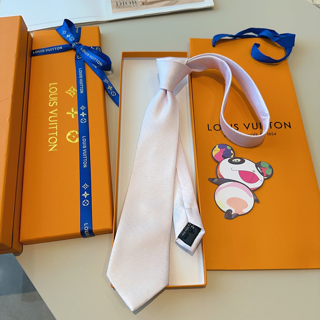 Louis Vuitton Fishnet Silk Tie