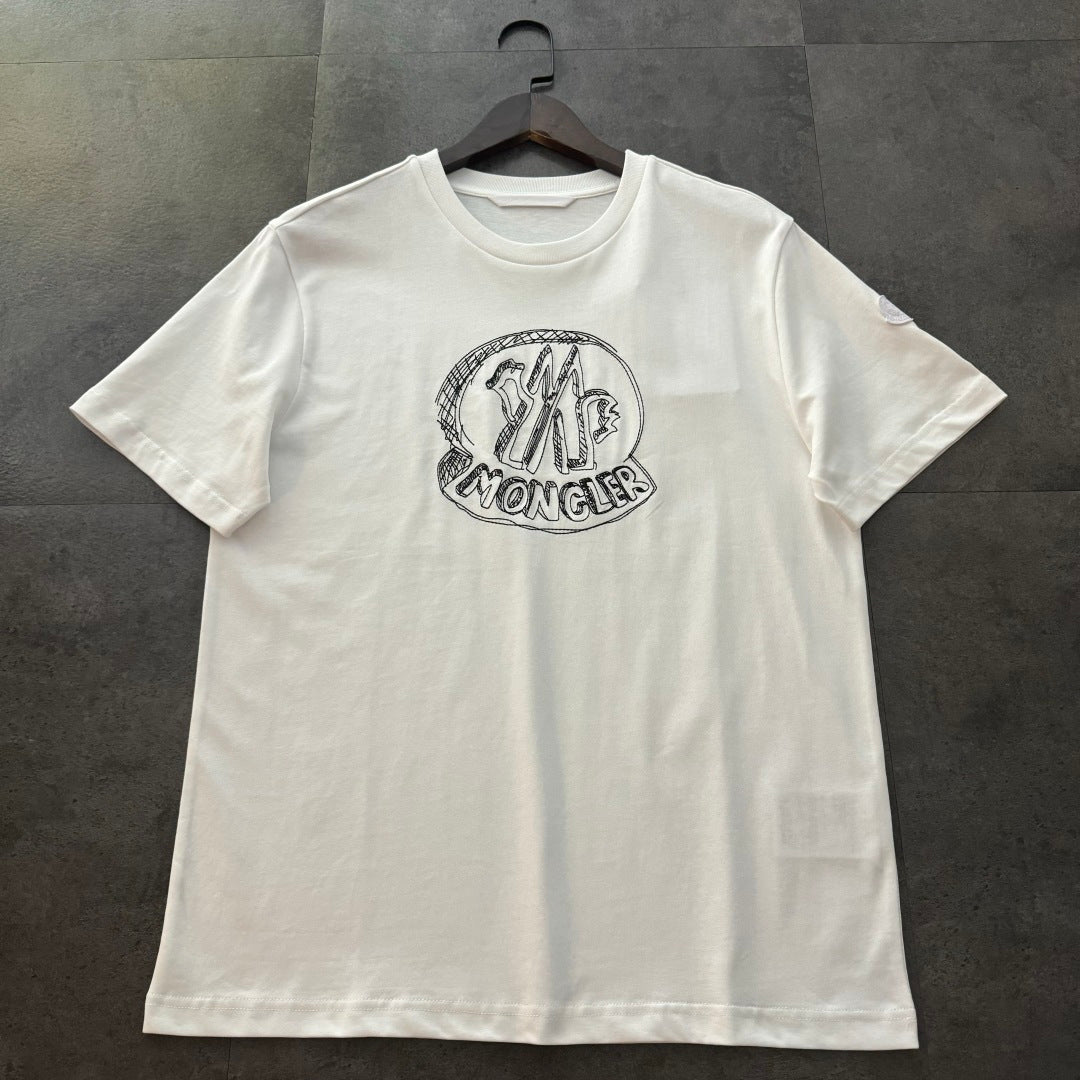 Moncler Letter Pattern Crewneck T-Shirt – 2026SS
