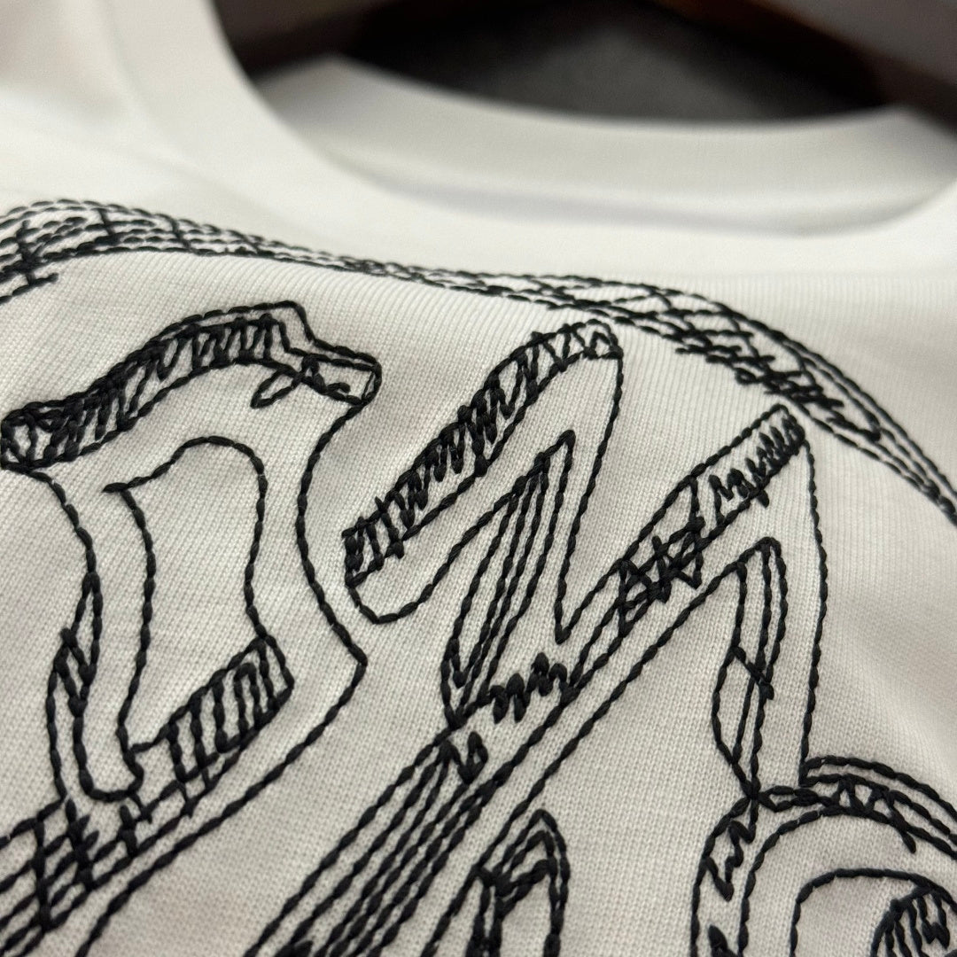 Moncler Letter Pattern Crewneck T-Shirt – 2026SS