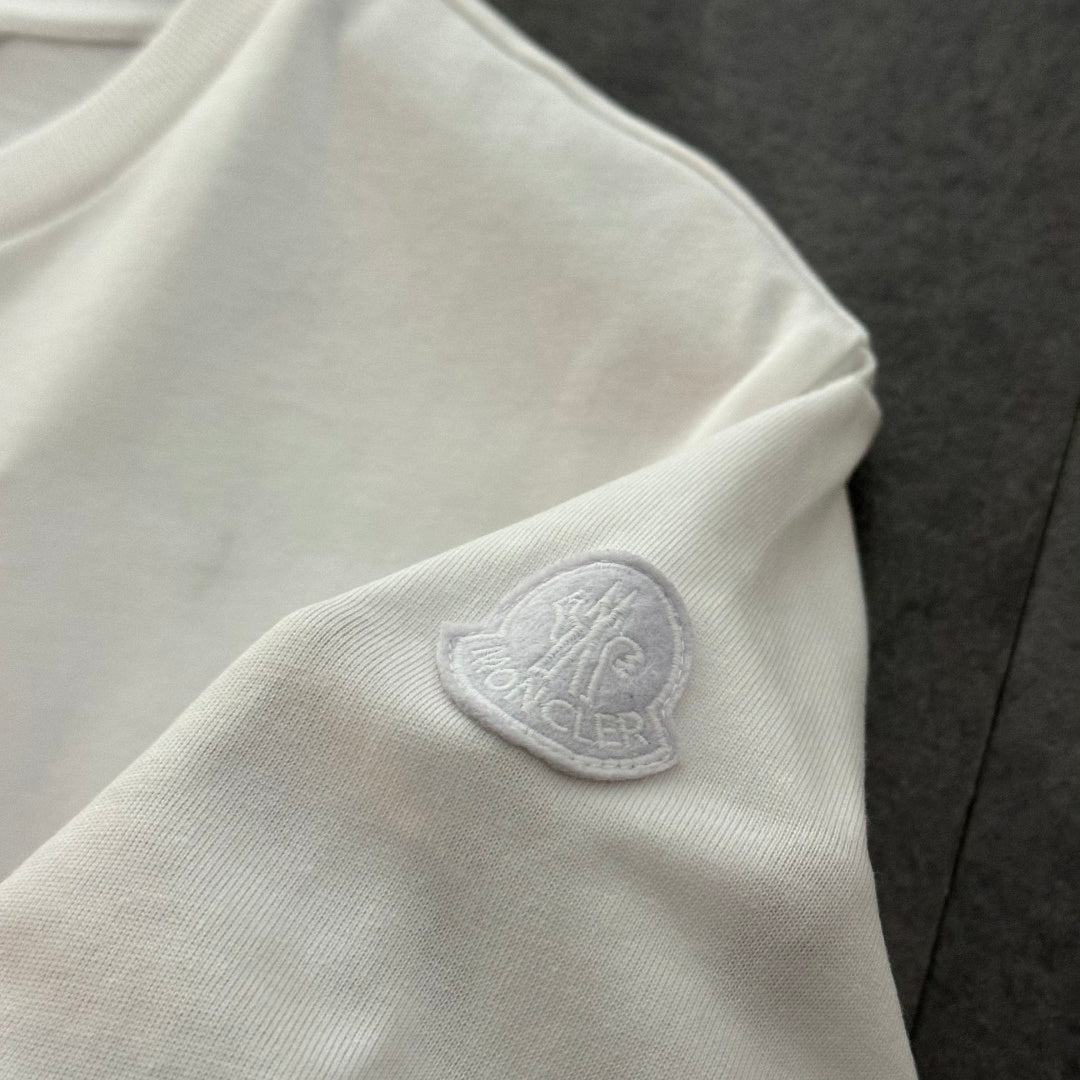 Moncler Letter Pattern Crewneck T-Shirt – 2026SS