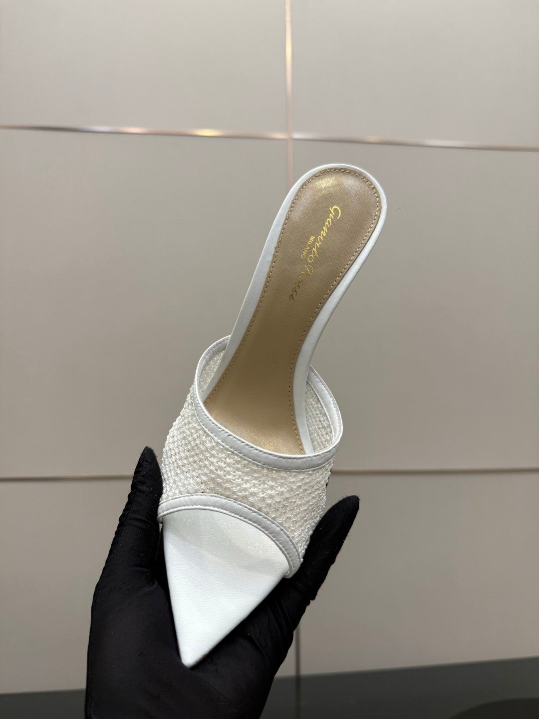 Gianvito Rossi Classic Pointed-Toe Embroidered Pumps