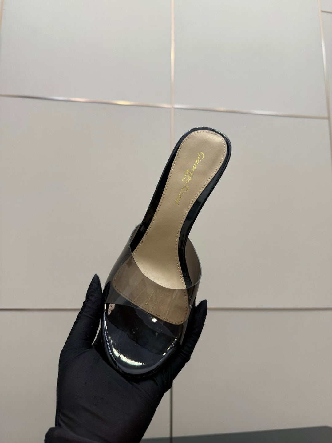 Gianvito Rossi Pointed-Toe Crystal Heeled Sandals – 2026SS