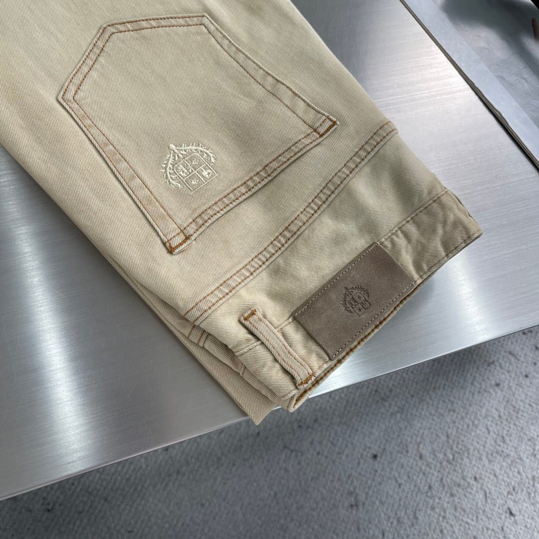 Loro Piana Vintage Wash Slim Fit Jeans