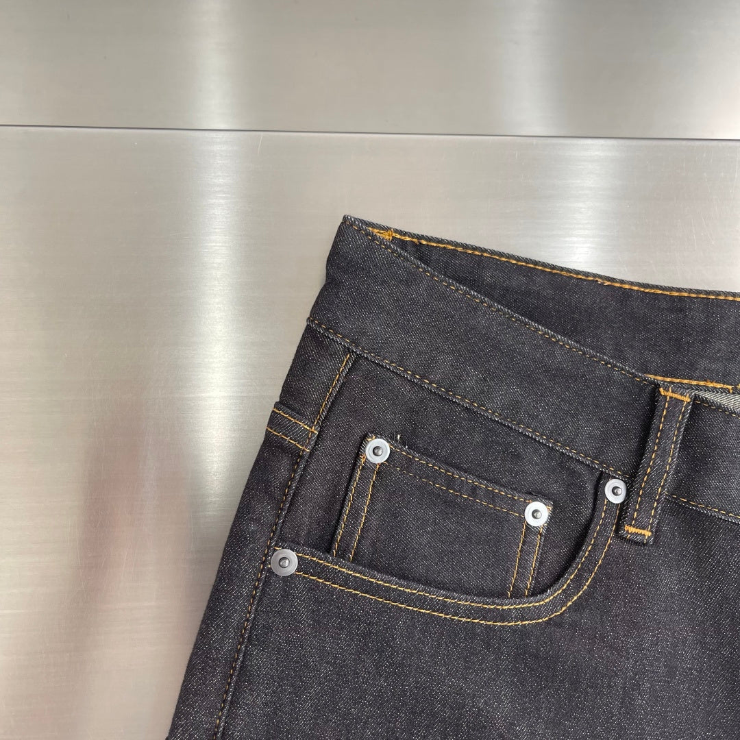 Dior CD Raw Indigo Lyocell Straight-Leg Jeans – 26SS