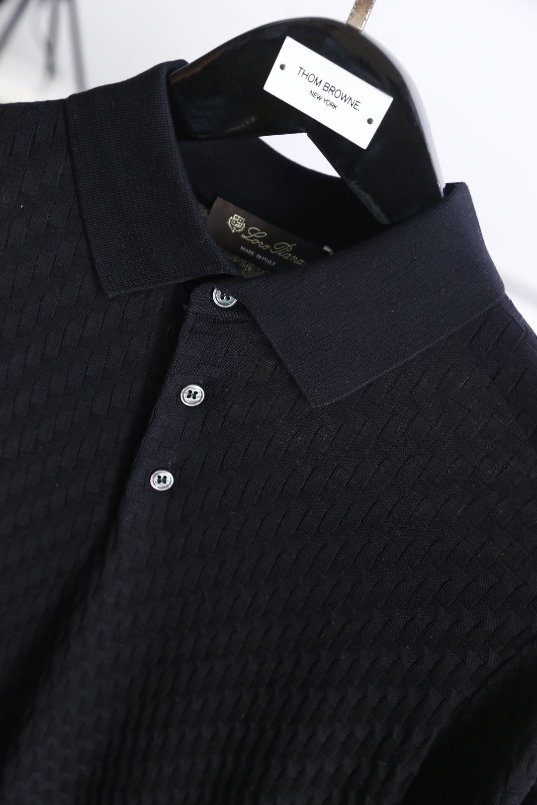 Loro Piana Half-Zip Knit Polo Shirt – Summer Collection – 26SS