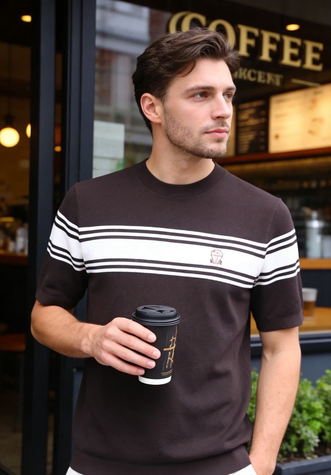 Brunello Cucinelli Striped Round-Neck T-Shirt – Summer Collection – 2026