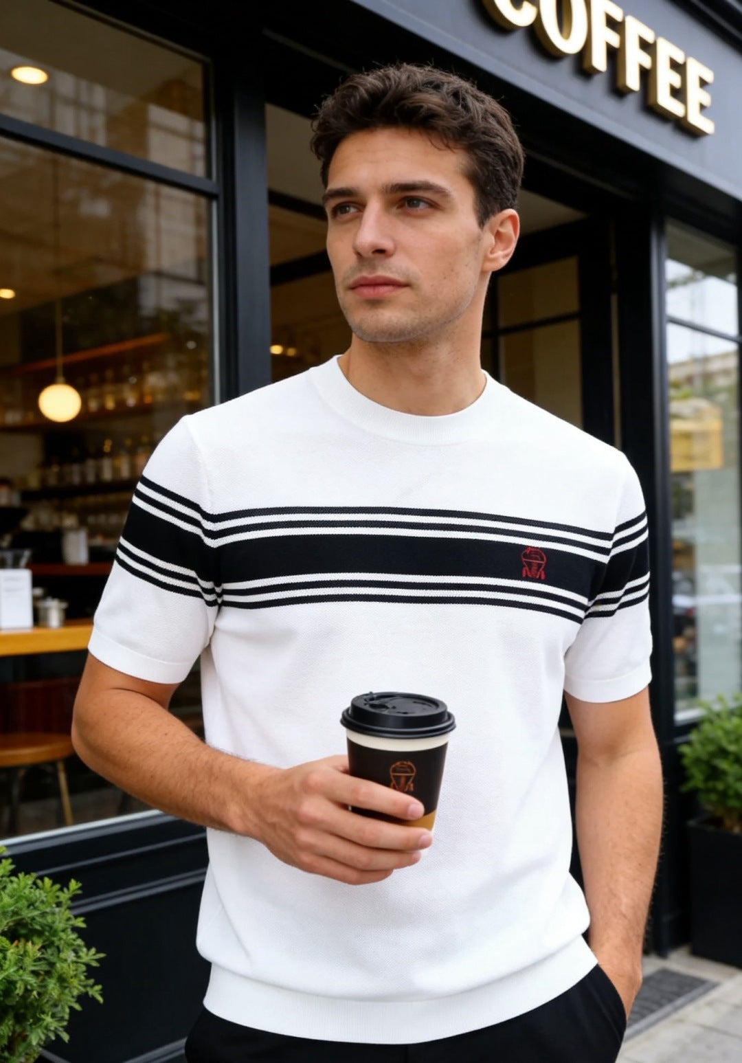 Brunello Cucinelli Striped Round-Neck T-Shirt – Summer Collection – 2026