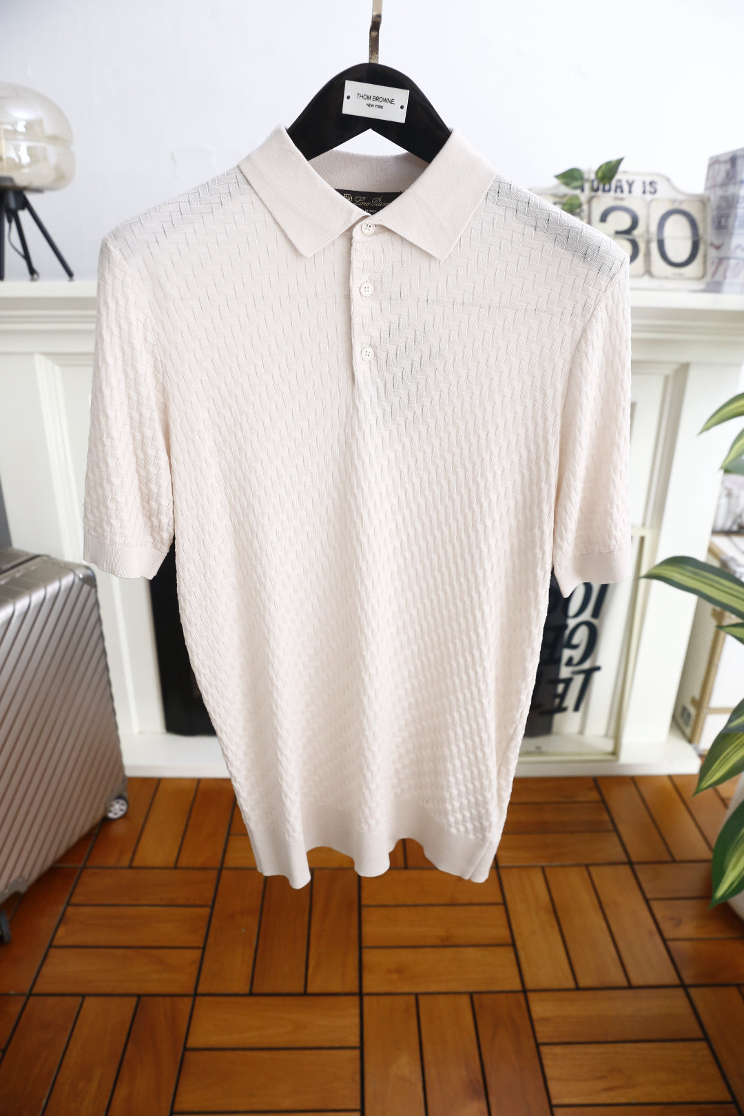 Loro Piana Half-Zip Knit Polo Shirt – Summer Collection – 26SS