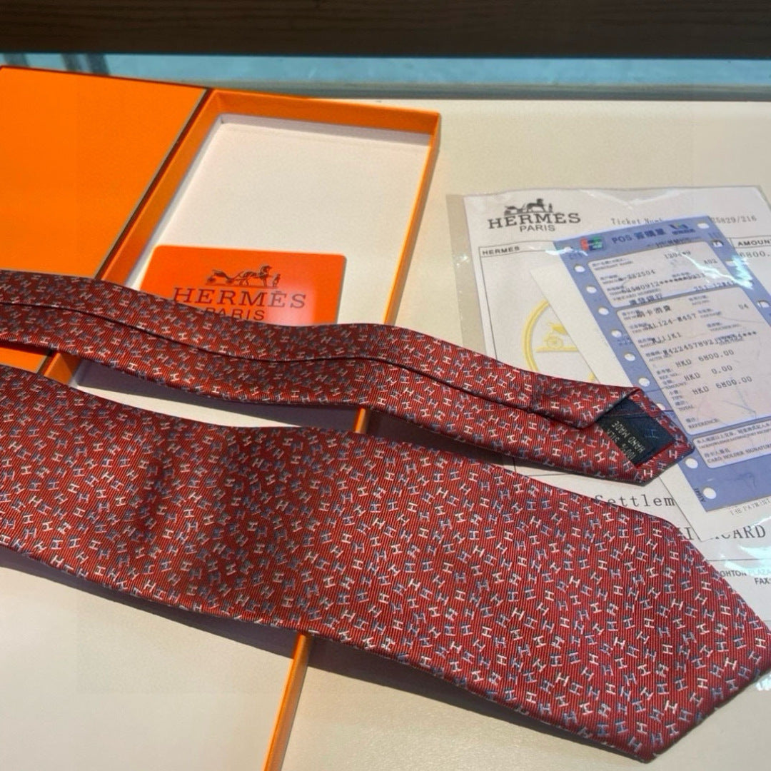 Hermès Men's Twill Silk Tie