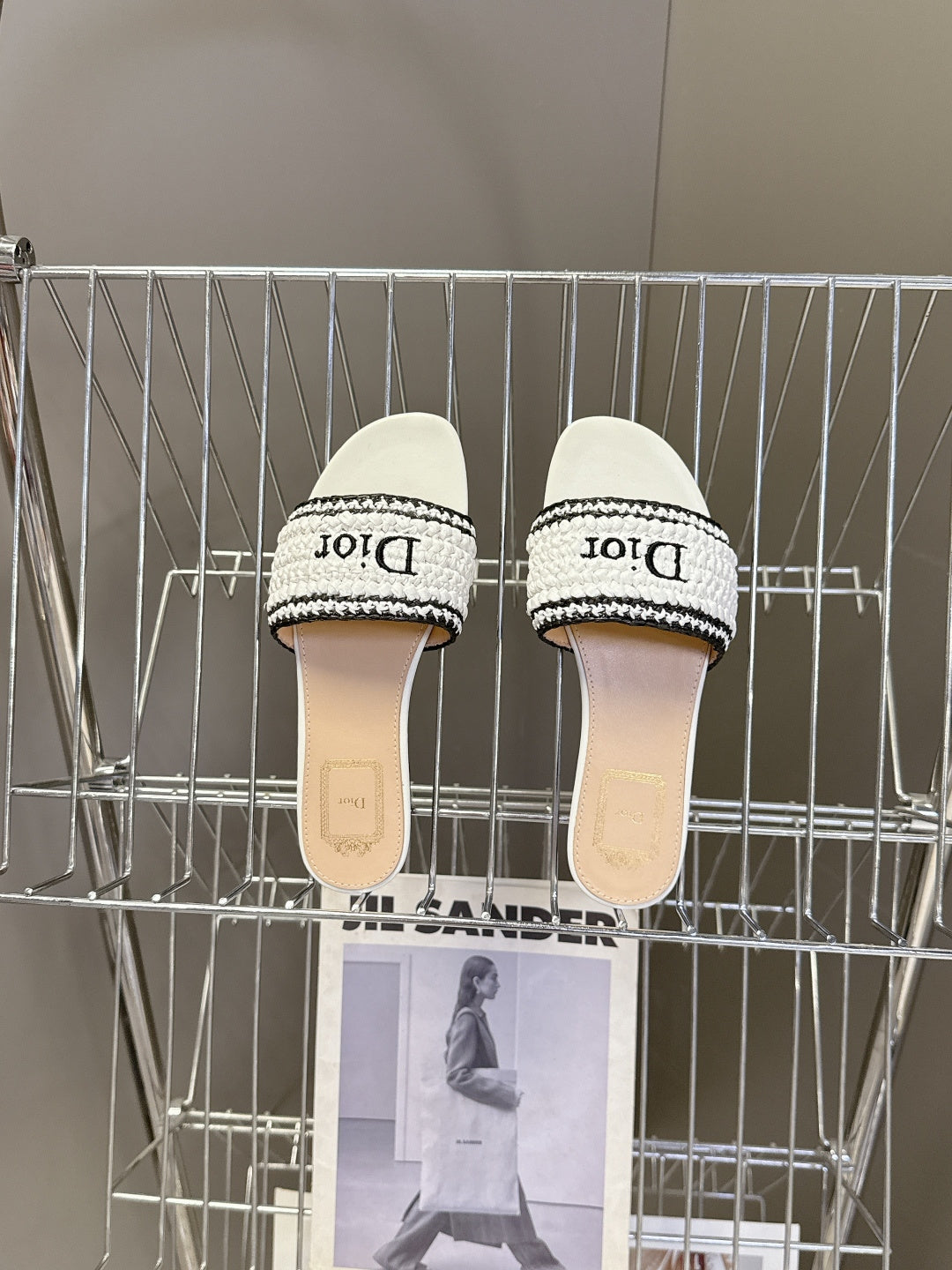 Dior Embroidered Flat Sandals – Spring/Summer Collection