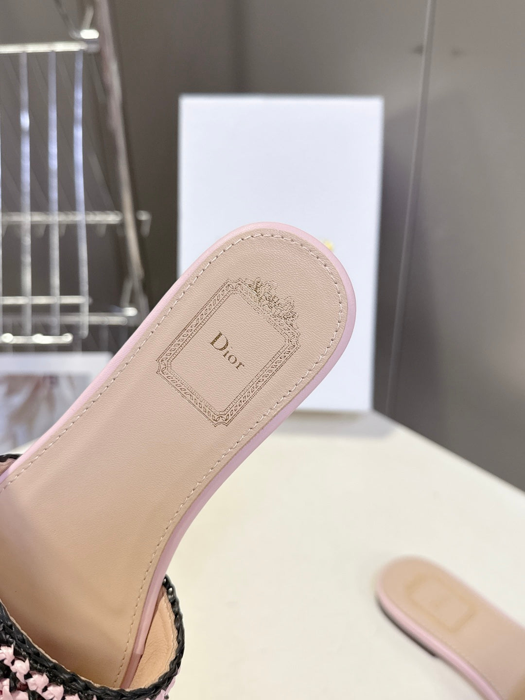 Dior Embroidered Flat Sandals – Spring/Summer Collection