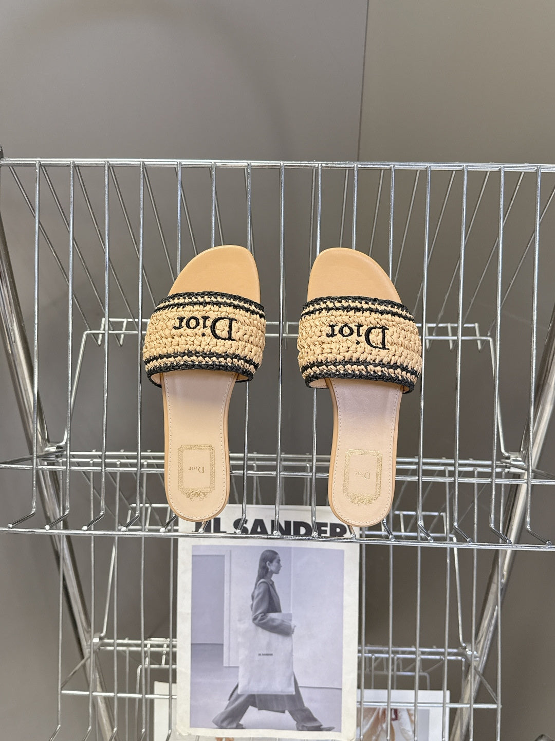 Dior Embroidered Flat Sandals – Spring/Summer Collection