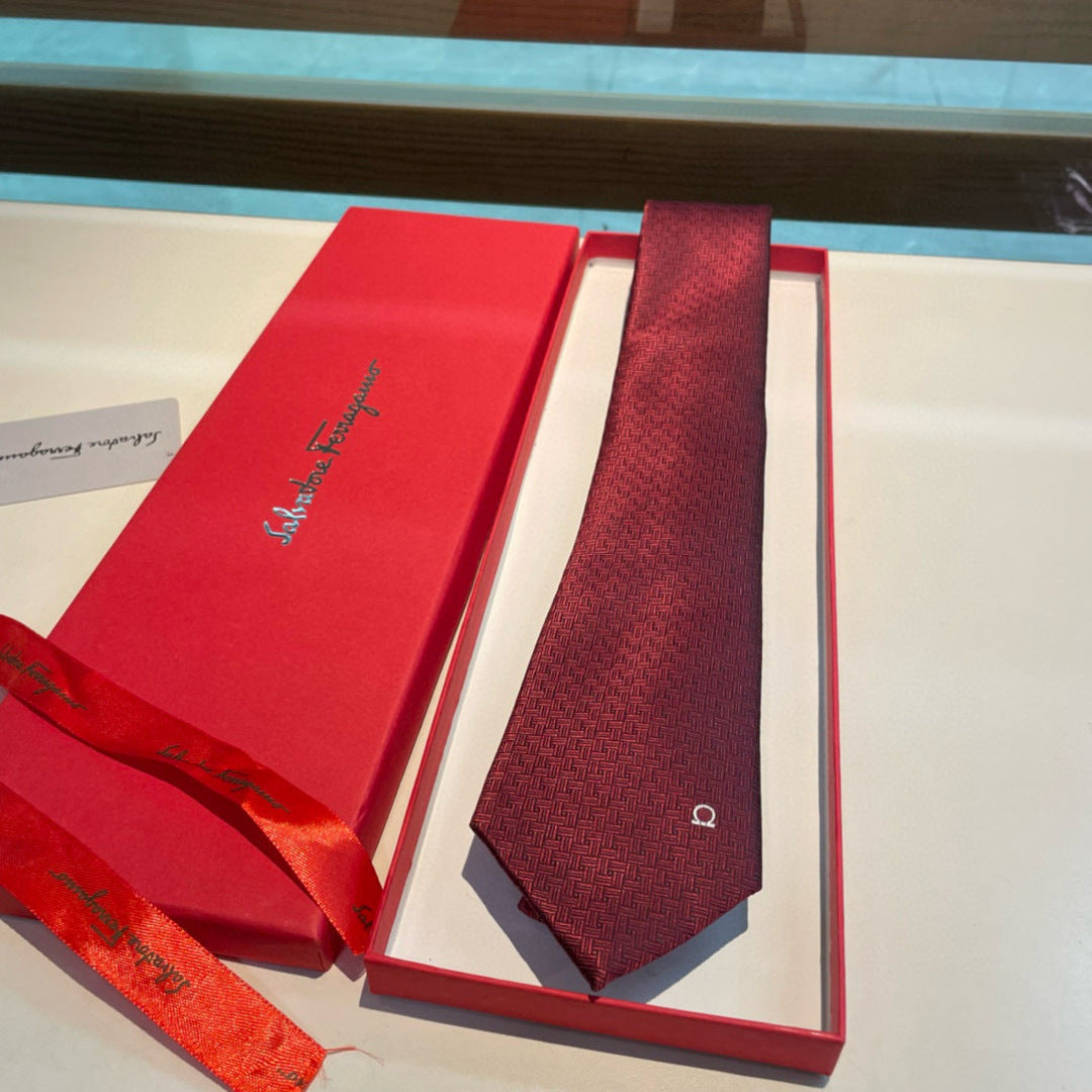 Ferragamo Men's Silk Twill Tie
