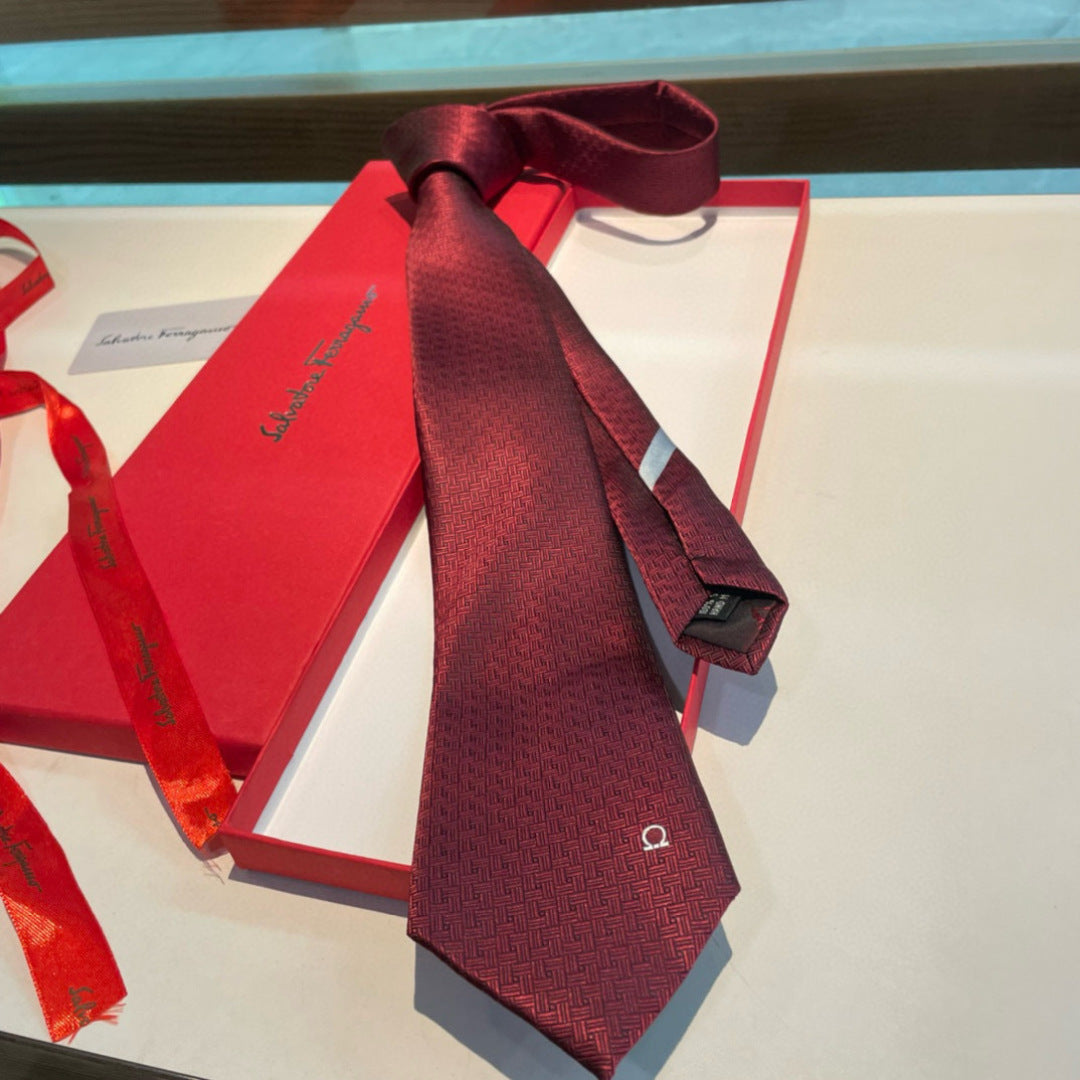 Ferragamo Men's Silk Twill Tie