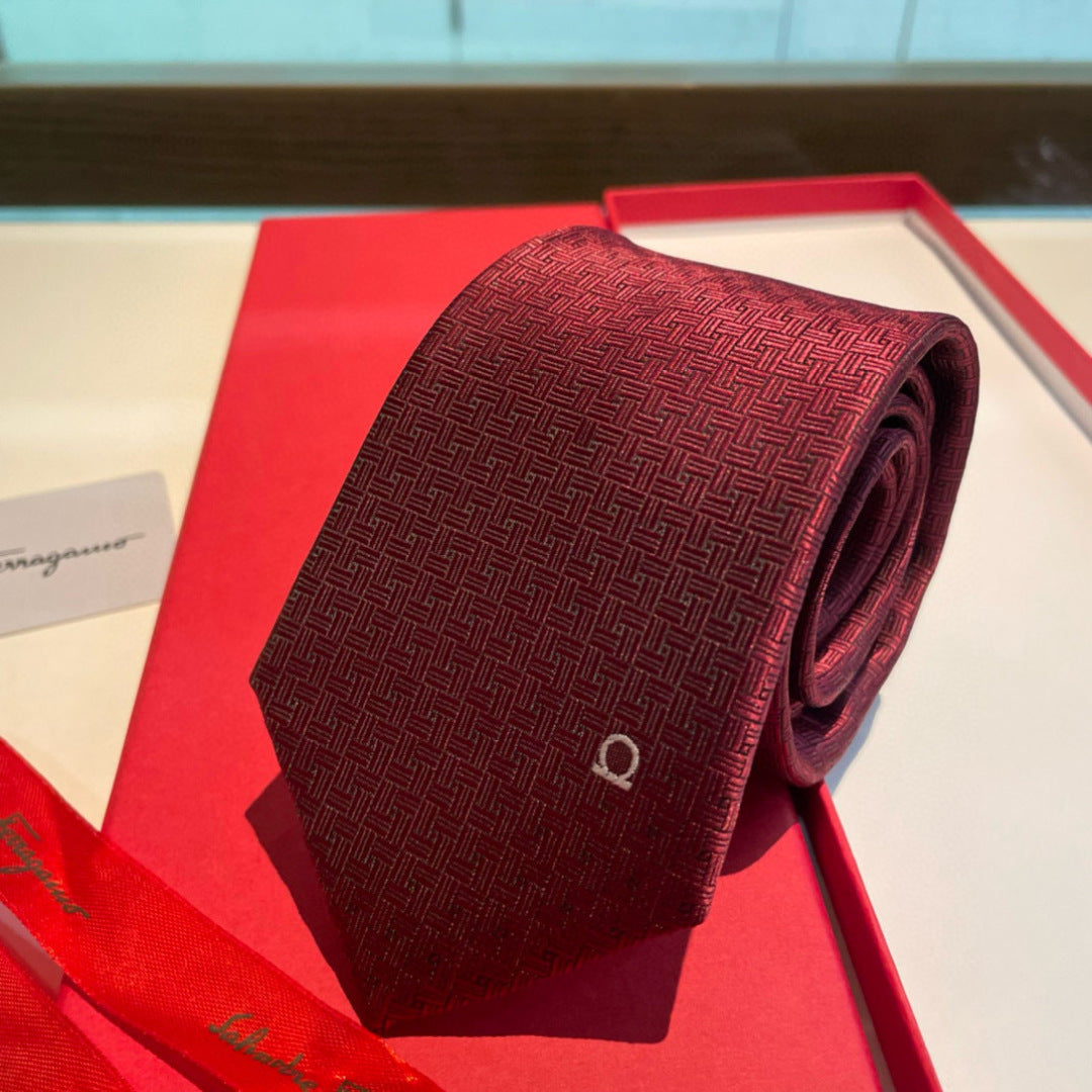 Ferragamo Men's Silk Twill Tie