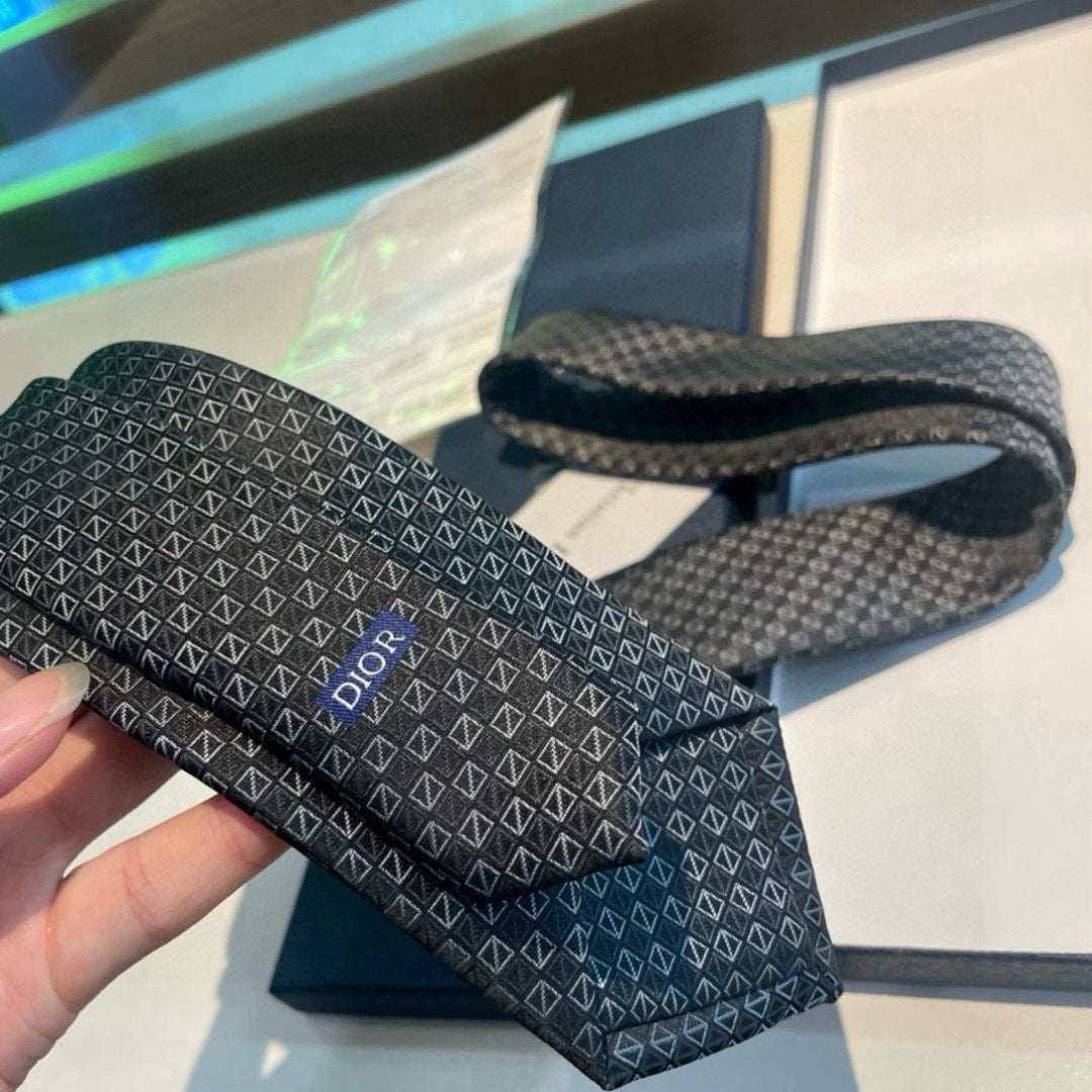 Dior Men's Silk Cannage Tie