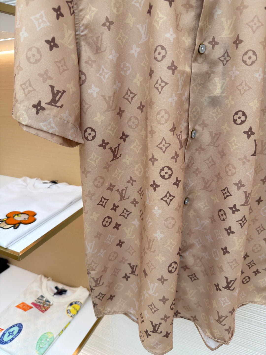 Louis Vuitton Monogram All-Over Print Beach Shirt