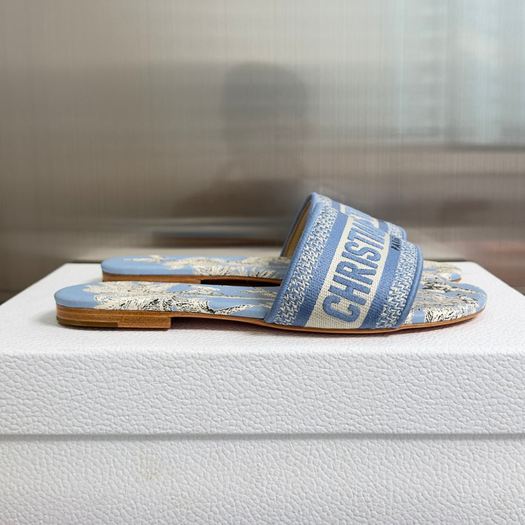 Dior Dway Embroidered Flat Slides – Spring/Summer 2026 Collection