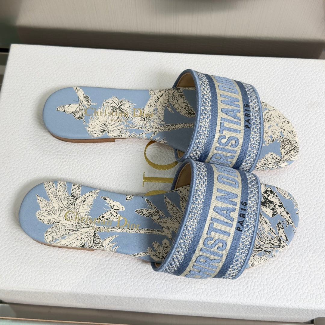 Dior Dway Embroidered Flat Slides – Spring/Summer 2026 Collection