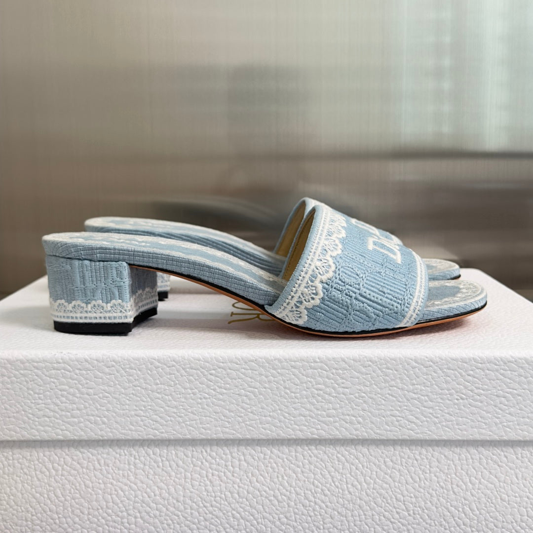 Dior Dentelle Lace Flat Sandals – Summer Collection – 2026