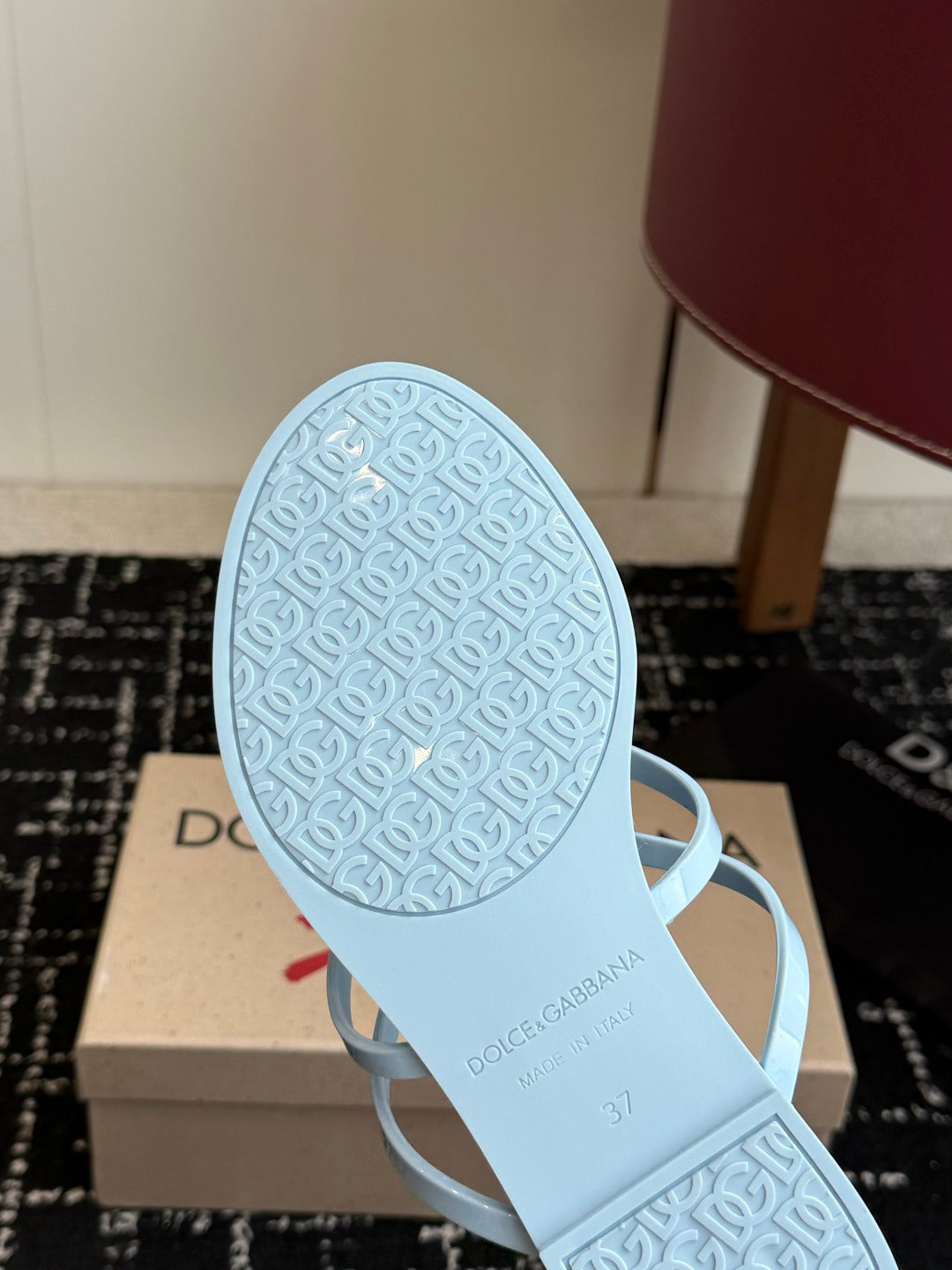 Dolce & Gabbana Jelly Thong Sandals – Spring/Summer Collection