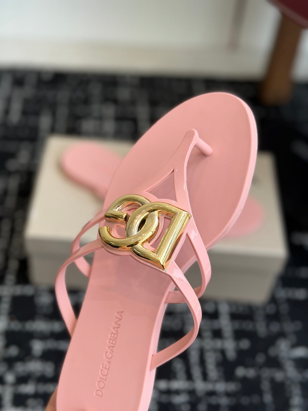 Dolce & Gabbana Jelly Thong Sandals – Spring/Summer Collection